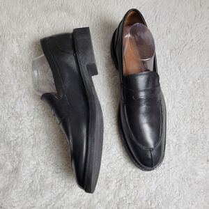 Allen Edmonds Denali Penny Loafer Shoes Men's 11 Leather Black Slip On